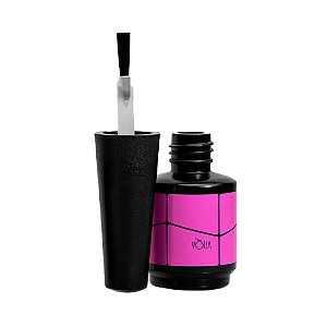 Frasco Eco Silk Vólia 10ml Reutilizável Para Gel Base Top Coat Preparadores Variação:Rosa