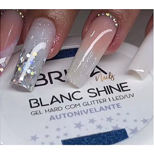 Gel Brilia Nails 25g UV LED Para Alongamento De Unhas Control Autonivelante Variação:Autonivelante Blanc Shine