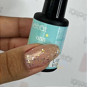 Base Para Unhas Em Gel Candy Beltrat 10ml UV LED Para Blindagem E Esmaltação Variação:055 Ice Pop