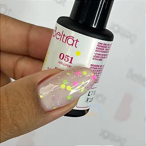 Base Para Unhas Em Gel Candy Beltrat 10ml UV LED Para Blindagem E Esmaltação Variação:051 Lollipop