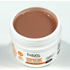 Gel Supreme Beltrat 14g UV LED Para Alongamento De Unhas Gel Hard Profissional Variação:Nude Style