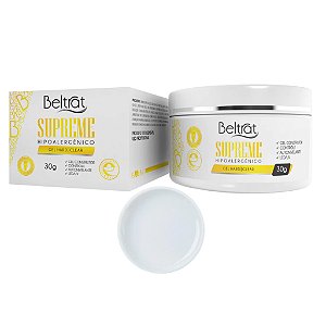 Gel Supreme Beltrat 24g UV LED Para Alongamento De Unhas Pink Nude Variação:Clear