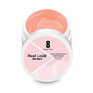 Gel Hard Real Love 15ml UV LED Para Alongamento De Unhas Profissional Variação:08
