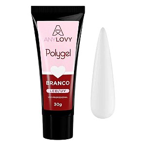Polygel Anylovy 30g UV LED Para Alongamento De Unhas Cover Branco Profissional Variação:Branco
