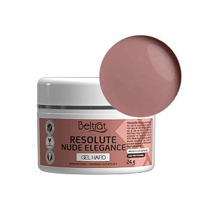 Gel Resolute Beltrat 24g UV LED Para Alongamento De Unhas Gel Construtor Variação:Gel Nude Elegance