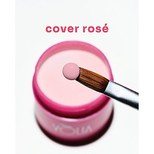 Pó Acrílico Vólia 30g Alongamento Unhas Acrílicas Fibra Molde Profissional Variação:Cover Rosé