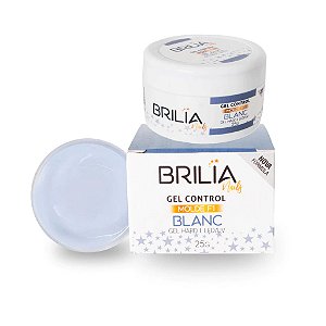 Gel Brilia Nails 25g UV LED Para Alongamento De Unhas Control Autonivelante Variação:Control Blanc