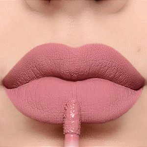Batom Mari Maria Creamy Matte e Acqua Tint Lábios Alta Fixação Maquiagem Profissional Variação:Batom Rose Nude