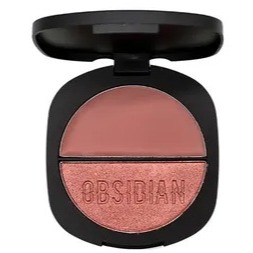 Ruby Rose Obsidian Gemini Blush Duo Para Maquiagem Facial Pele Glow Profissional Variação:OG02