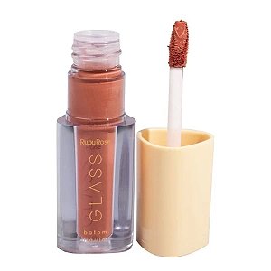 Batom Líquido Ruby Rose Glass Velvety 3,5ml Matte Aveludado Alta Pigmentação Variaçao:BG06