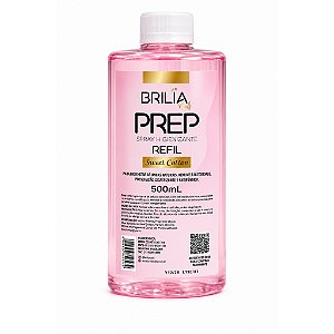 Prep Higienizante Brilia 500ml Para Unhas Sweet Cotton Parfum Nail Designer Variação:Sweet Cotton