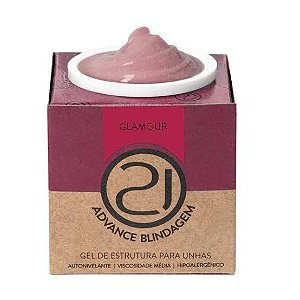 Gel Blindagem Ecoline Advance 32g UV LED Para Unhas Banho De Gel Alongamento Variação:Glamour