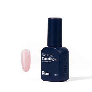Top Coat Camuflagem Bluwe 11ml UV LED Para Unhas Gel Fibra Acrigel Variação:Querido Pink