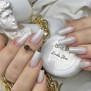 Gel Shine Brilia Nails 15g UV LED Para Alongamento De Unhas Rubi Renda Lolita Variação:Renda Shine