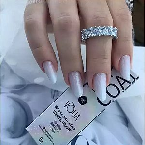 Sachê Top Coat Vólia 9g Selante Finalizador Unhas Gel Fibra UV LED Variação:White Glow