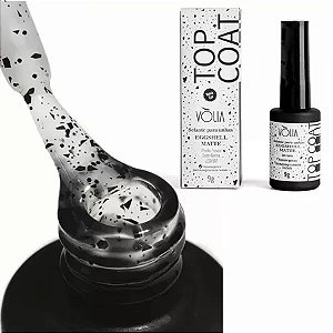 Sachê Top Coat Vólia 9g Selante Finalizador Unhas Gel Fibra UV LED Variação:Eggshell Matte
