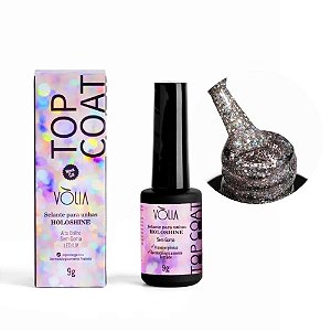 Top Coat Selante Vòlia 9g UV LED Para Unhas Em Gel Alongamento Nail Designer Variação:Holoshine