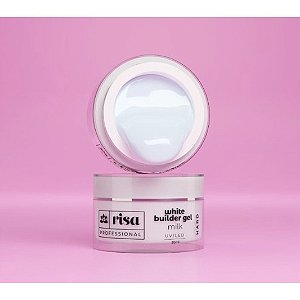 Gel Builder Hard Risa 50g UV LED Para Alongamento De Unhas Variação:Milk