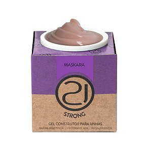 Gel Construtor Ecoline Strong Nails 21 16g Alongamento Unhas UV LED Variação:Maskara