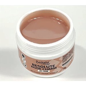 Gel Resolute Beltrat 14g UV LED Para Alongamento De Unhas Gel Construtor Variação:Nude Charm