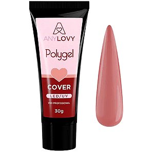 Polygel Anylovy 30g UV LED Para Alongamento De Unhas Cover Branco Profissional Variação:Cover