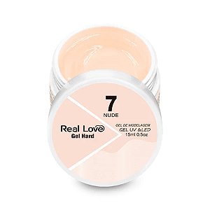 Gel Hard Real Love 15ml UV LED Para Alongamento De Unhas Profissional Variação:07