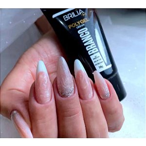 Polygel Brilia Nails 30g UV LED Para Alongamento De Unhas Nail Designer Variação:Branco