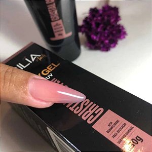 Polygel Brilia Nails 30g UV LED Para Alongamento De Unhas Nail Designer Variação:Cristal Cover