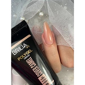 Polygel Brilia Nails 30g UV LED Para Alongamento De Unhas Nail Designer Variação:Cover Camel