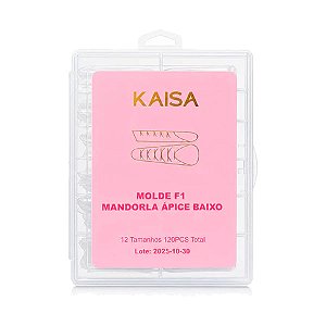 Molde F1 Kaisa Ápice Baixo 100pcs Para Unha Plana Gel Acrigel Alongamento De Unhas Variação:Mandorla