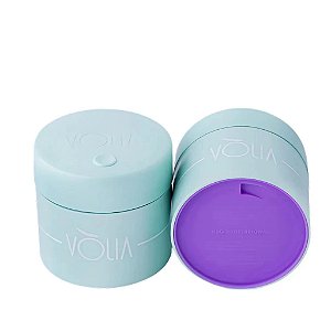 Pote Eco Vòlia 30g Reutilizável Para Gel Refil Alongamento De Unhas Variação:Verde Água