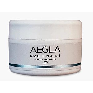 Gel Aegla 25g UV LED Para Alongamento De Unhas Katerine Santorini Troia Atenas Variação:Santorini | White