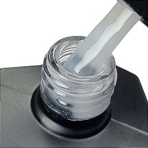 Base Coat Rubber Risa 15g UV LED Para Unhas Gel Alongamento Profissional Variação:Crystal White