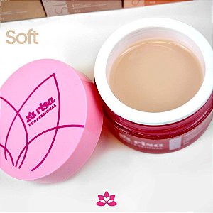 Gel Slim Builder Risa 30g UV LED Para Alongamento De Unhas Euro Milk Soft Classic Latim Variação:Soft 30g
