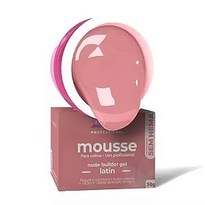 Gel Mousse Risa 30g Sem HEMA UV LED Para Alongamento De Unhas Variação:Latin