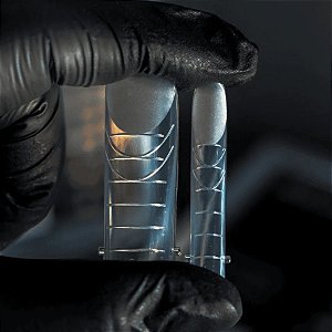 Molde F1 Brilia Nails 120un Para Alongamento De Unhas Polygel Gel Acrílico Variação:Quadrada Ponta Fosca