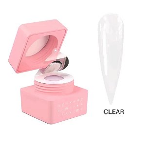 Gel Construtor Forms 24g UV LED Para Alongamento De Unhas Fibra Molde F1 Variação:Gel Clear
