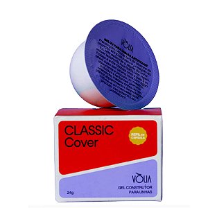 Gel Construtor Volia Blister 24g Alongamento Fibra Molde F1 UV LED Variação:Classic Cover