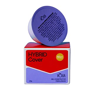 Gel Construtor Volia Blister 24g Alongamento Fibra Molde F1 UV LED Variação:Hybrid Cover
