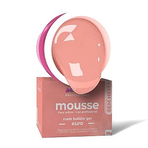 Gel Mousse Risa 30g Sem HEMA UV LED Para Alongamento De Unhas Variação:Euro