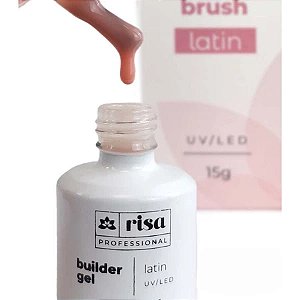 Risa Builder Gel Brush 15g UV LED Gel Construtor Para Alongamento De Unhas Variação:Latin