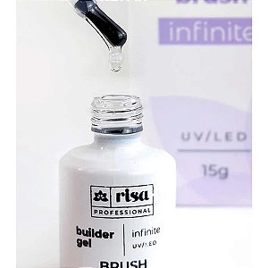 Risa Builder Gel Brush 15g UV LED Gel Construtor Para Alongamento De Unhas Variação:Infinite