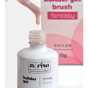 Risa Builder Gel Brush 15g UV LED Gel Construtor Para Alongamento De Unhas Variação:Fantasy