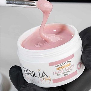 Gel Brilia Nails 25g UV LED Para Alongamento De Unhas Control Autonivelante Variação:Control Nude Baby