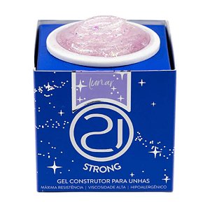 Gel Construtor Ecoline Strong Nails 21 34g Alongamento Unhas UV LED Variação:Lunar