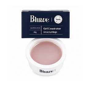 Gel Bluwe Refil 30g UV LED Para Alongamento De Unhas Nail Designer Variação:Universal Bege