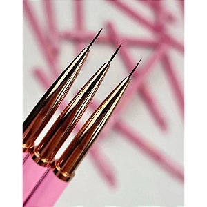 Pincel Zaryá Brush 1 Unidade Para Nail Art Gel Alongamento Unhas UV LED Variação:Liner Brush 9mm