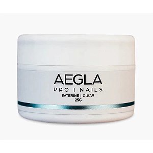 Gel Aegla 25g UV LED Para Alongamento De Unhas Katerine Santorini Troia Atenas Variação:Katerine | Clear