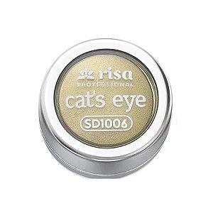 Risa Pó Cat’s Eye Magnético Cromado Para Unhas Efeito Olho De Gato Nail Art Variação:SD1006