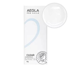 Gel Em Sachê Aegla 12g UV LED Para Alongamento De Unhas Pink Nude White Clear Variação:Clear